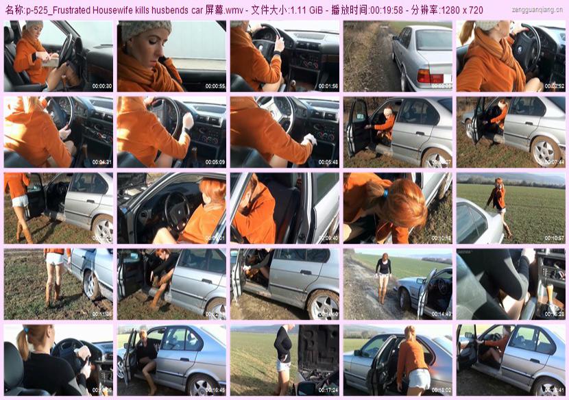 p-525_Frustrated Housewife kills husbends car 屏幕